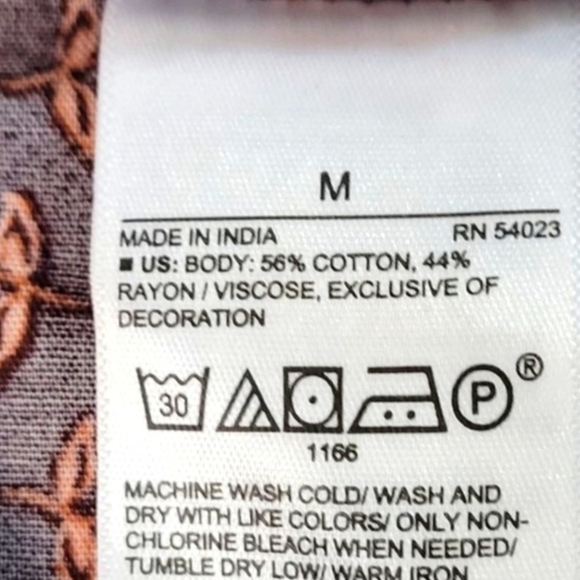 Old Navy Brown Maxi Dress Bohemian Patterned Size M - Picture 6 of 12